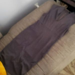 Classic grey a-line dress